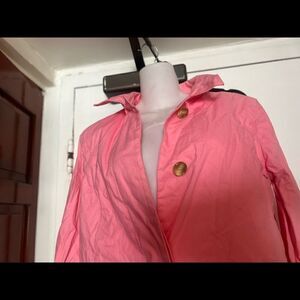 charles klein pink coat sexy trench coat lightweight jacket